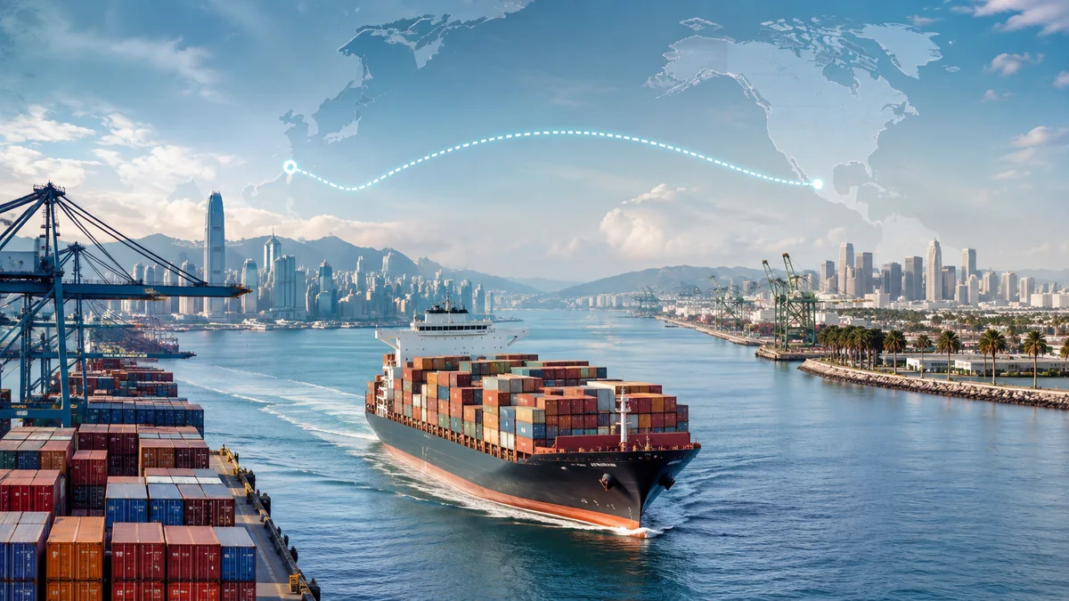 Shipping from Shenzhen to Los Angeles by ocean freight